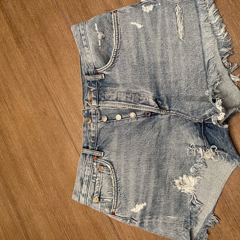 AGolde jean shorts